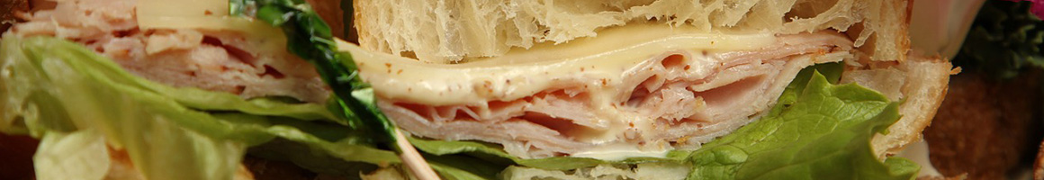 Eating Deli Sandwich Cafe at Atwater's Kenilworth restaurant in Towson, MD.